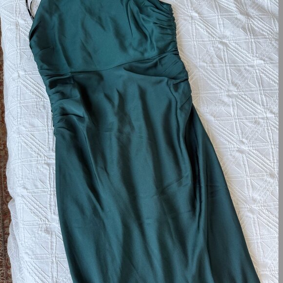 Shona Joy - Size 10 - Emerald Green Midi Dress - NEVER WORN - Picture 2 of 4
